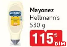 HELLMANN'S MAYONEZ 530 G fiyat ve kampanya bilgisi